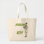 Nursing Diva Tote Bags