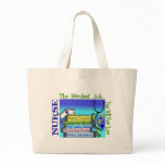 Nursing "Hardest Job You'll Ever Love" Gifts Tote Bags