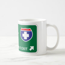 Nursing Next Exit Mug