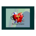 Nursing Preceptor Heart ARt Gifts Greeting Cards