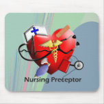Nursing Preceptor Heart ARt Gifts mousepads