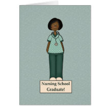 Nursing School Graduate Card
