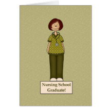 Nursing School Graduate Card