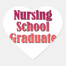 Nursing School Graduate Stickers
