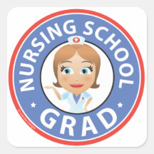 Nursing School Graduation Stickers