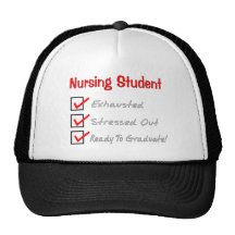 Nursing Student "Check Mark" T-Shirts & Gifts Mesh Hats