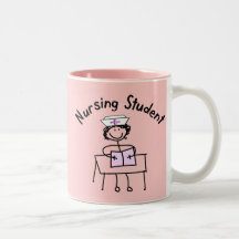 Nursing Student Stick Lady Gifts Mug