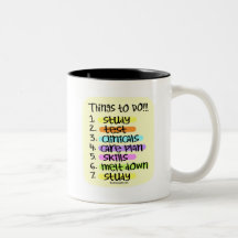 Nursing Student  to Do List Mugs