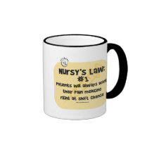 Nursy's Law No. 1 - Pain Medicine Coffee Mugs