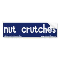 Nut Crutches Bumper Stickers