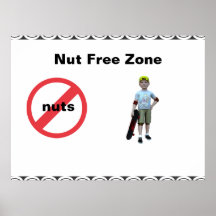 Nut Free Zone Print