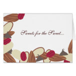nut fruit chocolate baking bakery greeting note... cards