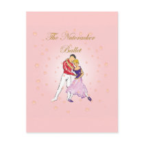 nutcracker-clara and her prince(pink) post cards