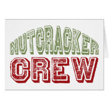 Nutcracker Dance Crew Design for Christmas Greeting Cards