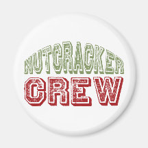 Nutcracker Dance Crew Design for Christmas Magnet