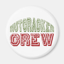 Nutcracker Dance Crew Design for Christmas Magnets