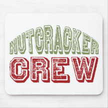 Nutcracker Dance Crew Design for Christmas Mouse Pad
