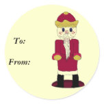 Nutcracker Gifttag stickers