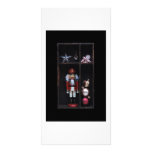 nutcracker in wood box photo card