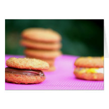 Nutmeg-Molasses Sandwich Cookies Greeting Card
