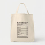 Nutrition Facts For A 2L Canvas Bag