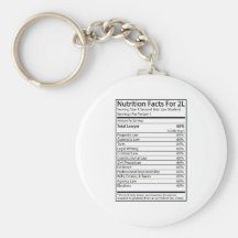 Nutrition Facts For A 2L Key Chains