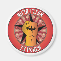 Nutrition Is Power Magnet