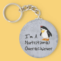 Nutritional Overachiever keychains