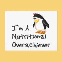 Nutritional Overachiever postcards