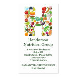 Nutritionist Monogram H Appointment Business Card