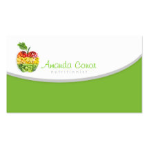 Nutritionist - nutrition coach business card