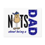 Nuts About Being A Dad postcards
