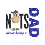 Nuts About Being A Dad stickers