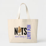 Nuts About Being A New Aunt 1 Blue Tote Bag