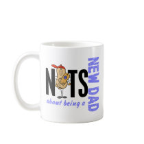 Nuts About Being A New Dad 1 (Blue) Coffee Mug