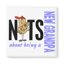 Nuts About Being A New Grandpa 1 Blue