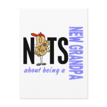 Nuts About Being A New Grandpa 1 Blue