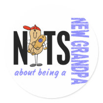 Nuts About Being A New Grandpa 1 Blue