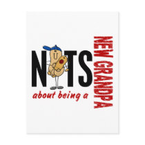 Nuts About Being A New Grandpa 1 Red
