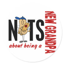Nuts About Being A New Grandpa 1 Red