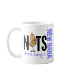 Nuts About Being A New Nana 1 Blue Mug