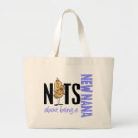 Nuts About Being A New Nana 1 Blue Tote Bag