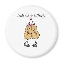 Nuts About Best Friend Magnet