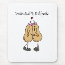 Nuts About Best Friend Mouse Mat