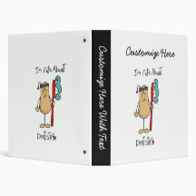 Nuts About Dentistry T-shirts and Gifts Vinyl Binders