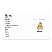 Nuts About My Best Friend T-shirts and Gifts Business Card Template