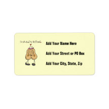 Nuts About My Best Friend T-shirts and Gifts Custom Address Labels