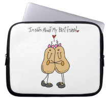 Nuts About My Best Friend T-shirts and Gifts Laptop Computer Sleeves