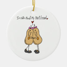 Nuts About My Best Friend T-shirts and Gifts Ornaments