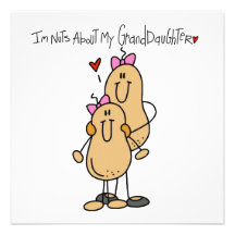 Nuts About My Granddaughter T-shirts and Gifts Invites